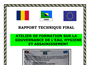 Lire la suite à propos de l’article ATELIER DE FORMATION SUR LA GOUVERNANCE DE L’EAU, HYGIENE ET ASSAINISSEMENT